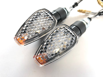 LED BLINKER s odpory čistý [s e -testovou značkou] - Yamaha Kawasaki Suzuki Ducati KTM - 0
