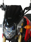 Honda MSX 125 [2013-2015] – Pohled zepředu na závodní obrazovku „NR“.