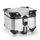 Vrchní kufr Trekker Outback EVO Monokey 42 litrů - vyroben z eloxovaného hliníku, SMART SECURITY LOCK