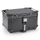 Hliníkový horní kufr černý Trekker Outback EVO Monokey – 58 litrů / SMART SECURITY LOCK