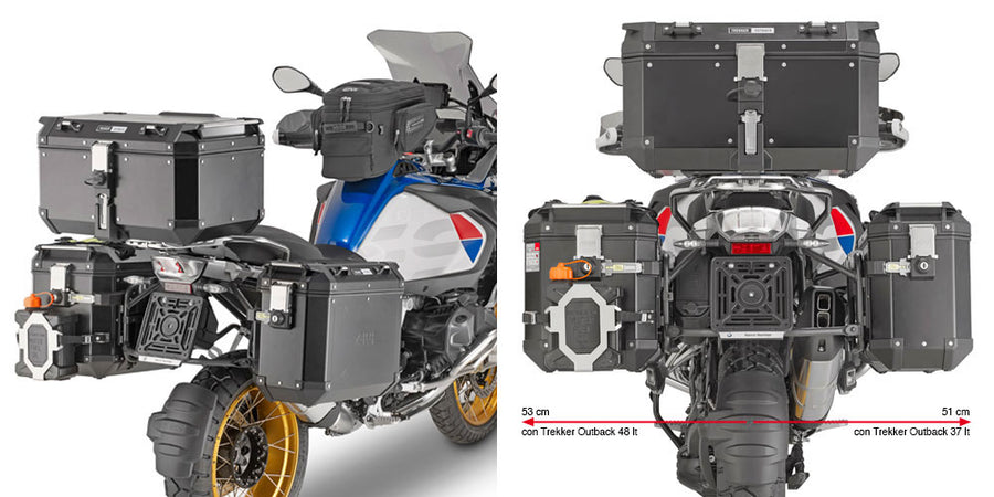 BMW R 1250 GS [2019–2023] – Stahlrohr-Seitenkofferträger Cam-Side