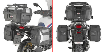 Honda XL 750 Transalp E-Clutch [GIVI] - nosič bočního kufru PL ONE-FIT pro konfiguraci bočních kufrů MONOKEY®