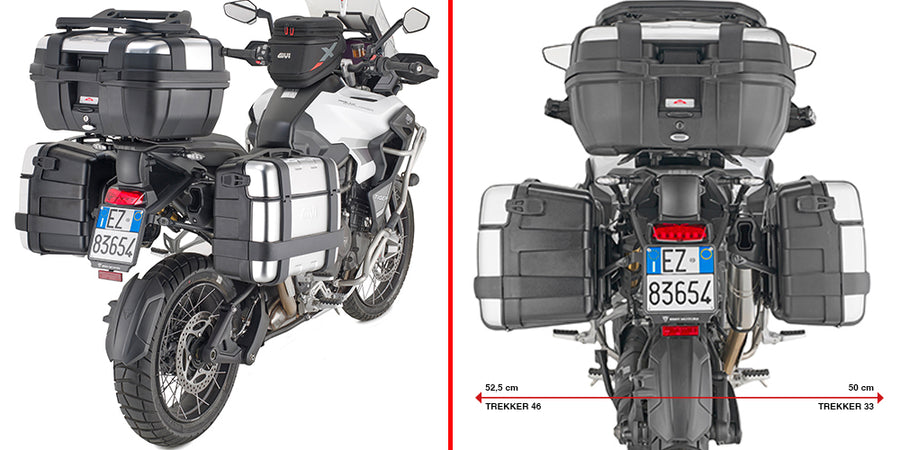 Triumph Tiger 1200 GT Explorer [GIVI] - nosič bočních kufrů PL ONE-FIT pro konfiguraci bočních kufrů MONOKEY®