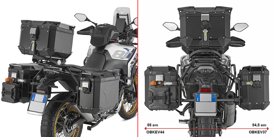 VOGE Valico 800 RALLY [GIVI] - Stahlrohr-Seitenkofferträger PL ONE-FIT für die Trekker Outback MONOKEY®