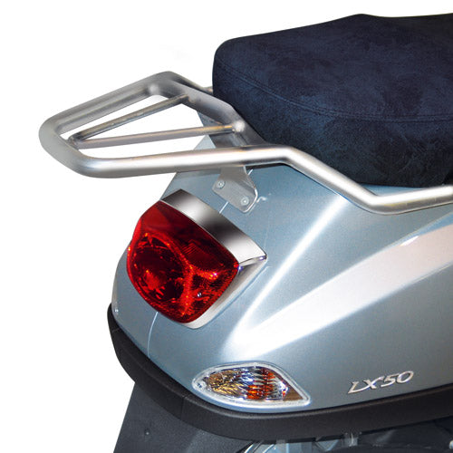 Piaggio Vespa LX 50 [2005–2014] – Topcaseträger Monolock, chrom