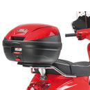 Piaggio Vespa LX 50-125-150 [GIVI] - Chromový nosič horního kufru pro pouzdra MONOLOCK® použijte ten, který je součástí kufříku