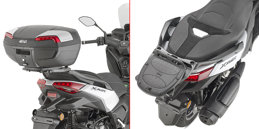 Yamaha X-Max 300 Tech Max [GIVI] - Nosič topcase pro pouzdra MONOLOCK® použijte ten, který je součástí pouzdra