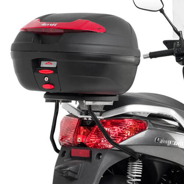 SYM Citycom 300 [GIVI] - Nosič horního pouzdra pro obložení pouzdra MONOLOCK® je nutné provrtat