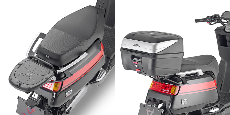 Niu NQI [GIVI] - Nosič topcase pro pouzdra MONOLOCK®, použijte destičku MONOLOCK®, která je součástí pouzdra