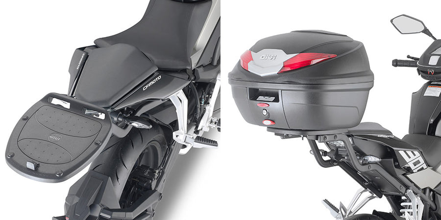 CF MOTO 300 [2021-2022] - Specifický zadní nosič pro horní kufr MONOLOCK