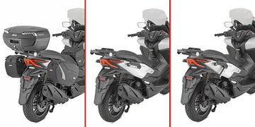 Honda Forza 125 [GIVI] - Paar spezifischer einziehbarer Stealth Halterungen aus mit Glasfaser verstärktem Technopolymer