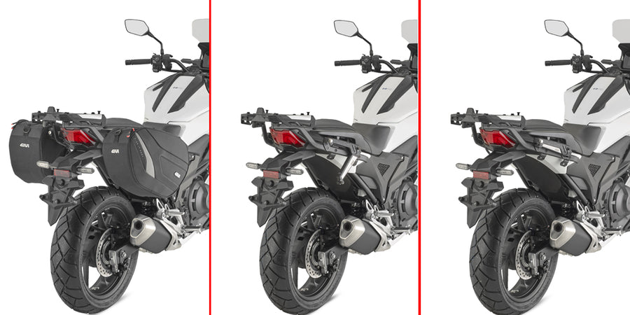 Honda NC 750 X [GIVI] - Pár specifických zatahovacích stealth držáků vyrobených z technopolymeru vyztuženého skelnými vlákny