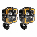 Universal LED-Tagfahrlicht und Zusatzscheinwerfer Weiß/Amber [Motorize]-1