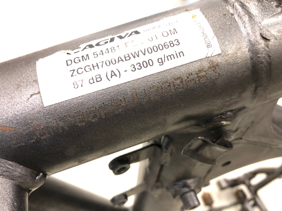 Husqvarna TE 610 E Dual H7 [1998] - rám s papíry