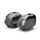 V35 - Sada bočních kufrů Monokey® SIDE Tech – s krytem černá uni / Max. nosnost 10 kg