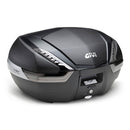 Vrchní pouzdro V47 TECH Monokey v karbonovém vzhledu – průhledné reflektory / Max. nosnost 10 kg