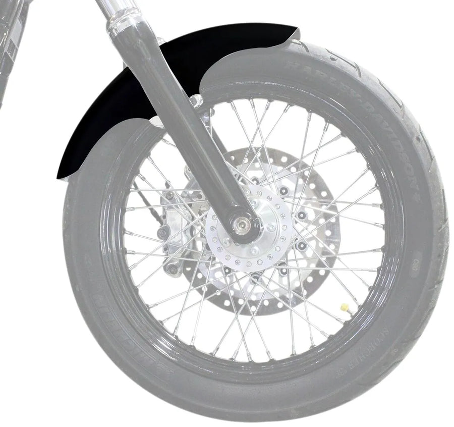 harley davidson fxlr [KLOCK WERKS] - přední blatník řady Hugger s montážními bloky pro Softail/Dyna