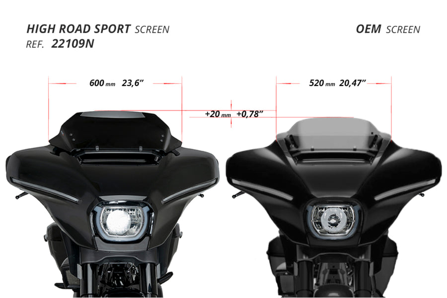 HARLEY DAVIDSON STREET GLIDE FLHX [2025] – High-Road Sport – Matná černá