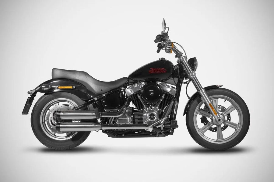 harley davidson fxlrs [ZARD] – překrytý Slip-Ons tlumič pro HD-SOFTAIL M8
