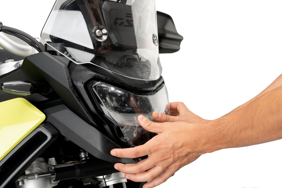 BMW F 900 GS [2025] – Adhere ochrana světlometů – Transparentní
