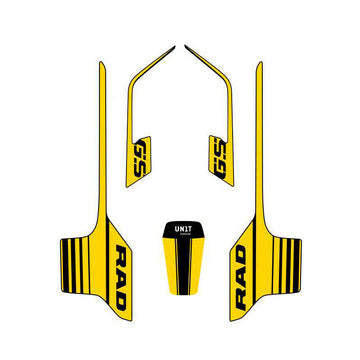 BMW R 1200 GS LC [2013-2018] - samolepky KIT RAD Yellow 40th