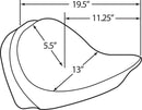 harley davidson flstc [DRAG SPECIALTIES] – sólo sedadlo, kompatibilní s opěradlem-5