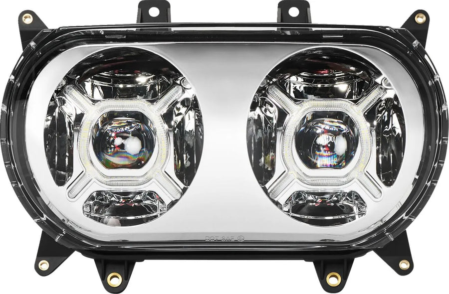 harley davidson fltruse [CUSTOM DYNAMICS] – světlomet Double-X LED