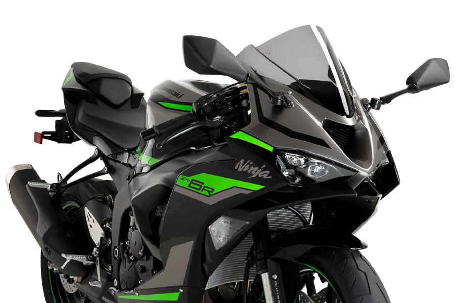 KAWASAKI ZX-6R NINJA [2025] – obrazovka Z-Racing – průhledná