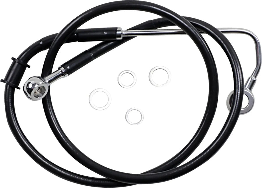 harley davidson flstc [DRAG SPECIALTIES] - Prodloužené brzdové vedení z nerezové oceli
