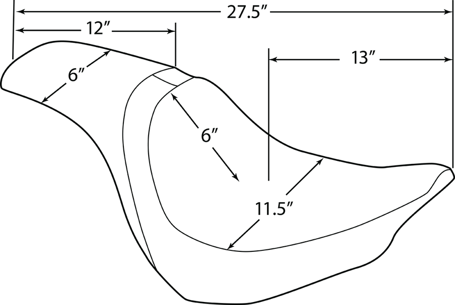 harley davidson flfb [SPECIALITY DRAG] – Sedadlo dravců