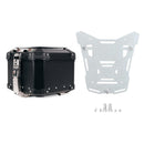 BMW R 1300 GS [2024–2026] - Atlas 44L Universal-Aluminium-Topcase + Atlas Silver Topcase-Platte für Original-Gepäckträger der