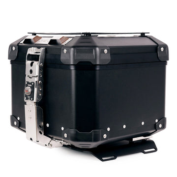 BMW R 12 nineT [2024-2026] - Atlas 44L Universal-Aluminium-Topcase + Atlas Top Case Platte für Gepäckablage
