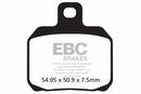 Ducati 1198 [EBC] -Half-Sintered VEE BRAND BRAKED PADS-1