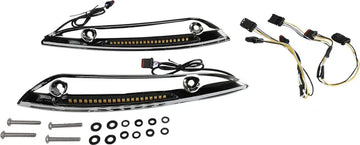 Harley Davidson Fltr [CUSTOM DYNAMICS] – Genesis® 4 Dynamic LED Road Glide® proužek čelního skla