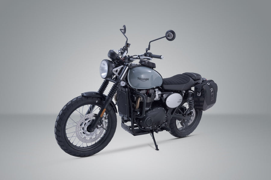 Triumph Street Cup 900 [2018-2020] - Systém bočních tašek Legend Gear LC2 Brown Edition vlevo - obrázek 1