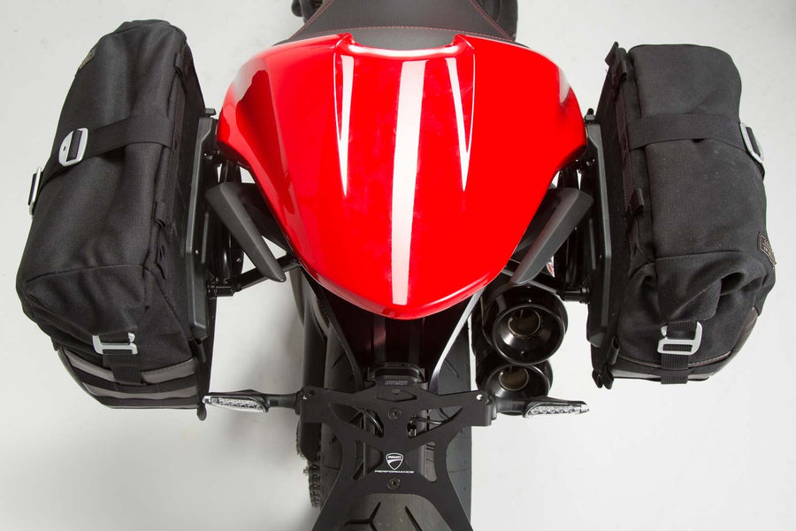 Ducati Monster 1200 [2017-2020] - Legend Gear LC1 & LC2 systém bočních tašek Black Edition - Obrázek 2