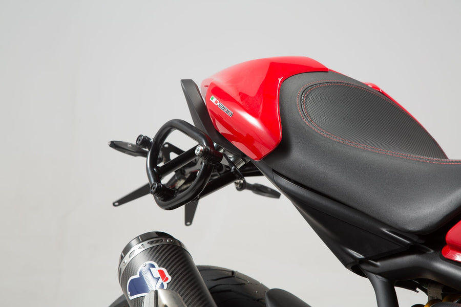 Ducati Monster 1200 [2017-2020] - Legend Gear LC1 & LC2 systém bočních tašek Black Edition – obrázek 3