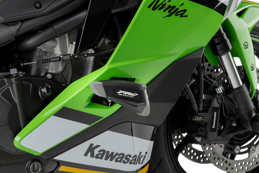 KAWASAKI ZX-4RR NINJA [2025] – Crash Pads PRO 2.0 – černé