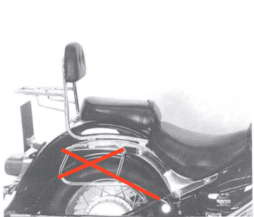 Suzuki VL 800 Intruders VO [2001-2016] - SISSYBAR bez mostu zavazadel - 0