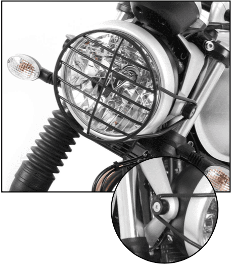 Triumph Speed Twin 900 [2023-2024] - Detailní pohled na kryt lampy
