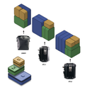 BMW R 1200 GS ADV LC [2014-2018] - Khali wasserdichter Packwürfel S – 2,3 l
