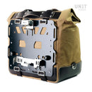BMW R 850 GS / R 1100 GS / R 1150 GS Adventure [1994-2004] - Kultige Seitentasche in Canvas 40L - 50L + Aluminiumplatte