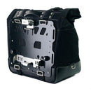 BMW R nineT 1200 Scrambler [2016-2023] - Kultige Seitentasche in Canvas 40L - 50L + Aluminiumplatte