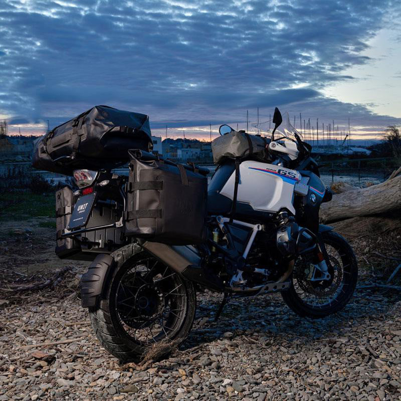 BMW R 1200 GS LC Rad [2013-2019] - Aluminium-Taschenhalter mit verstellbarer Khali-Vorderseite in Hypalon
