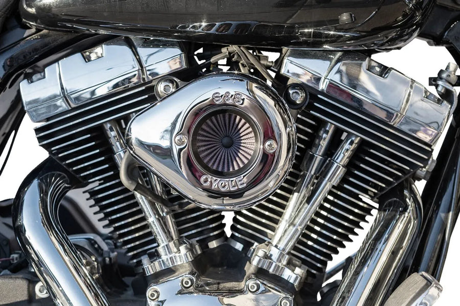 Harley-Davidson FLSTNSE 1800 Softail Deluxe CVO [2014-2015] - Air Stinger Stealth Luftfiltersatz – Oberfläche: Verchromt – Bild 2