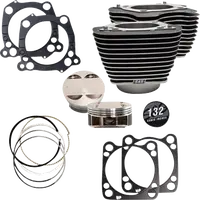 Harley-Davidson FLSB 1750 Softail Sport Glide 107 [2022] - Big Bore Zylindersatz – Oberfläche: Pulverbeschichtet, Gefräste Lamellen, Wrinkle Black – Bild 6