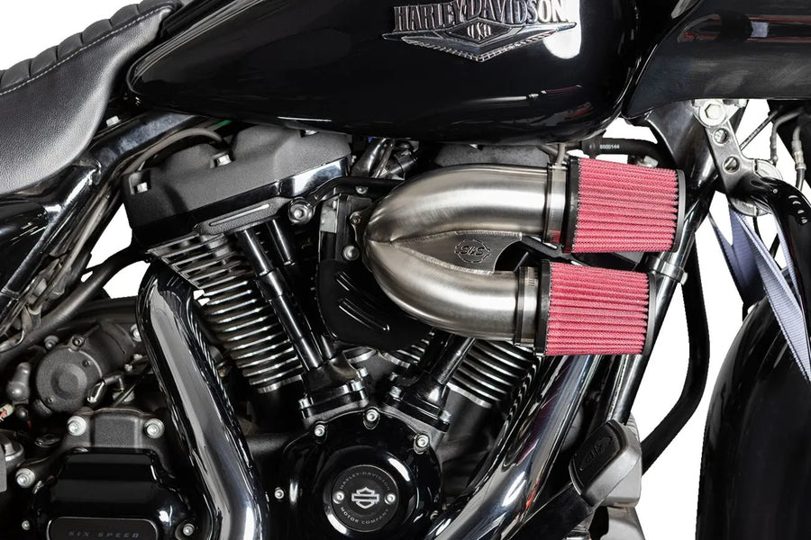 Harley-Davidson FLHTCUTG 1868 Tri Glide Ultra 114 [2025] - Tuned Induction Luftfilterkit – Oberfläche: Silber – Bild 3