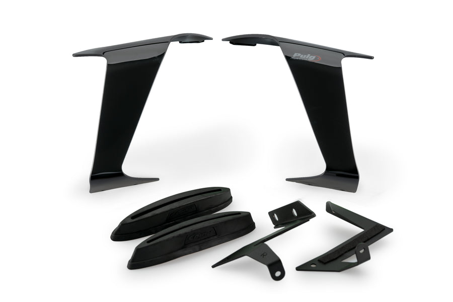 KAWASAKI ZX-10RR [2025] – závodní boční spoiler – černý