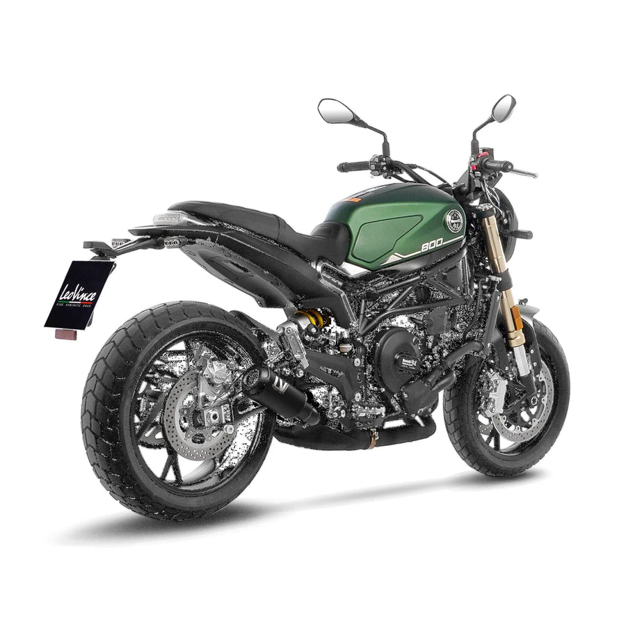 Benelli leoncino 800 trail [LEOVINCE] – LV-10 černý zadní tlumič