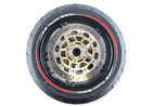 Triumf Speed ​​Triple 1050 515NJ [2005] - Kolébku předního kola s brzdovým kotoučem a pneumatikami-2